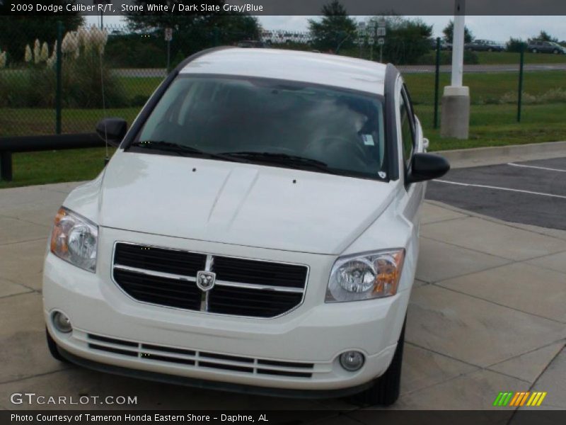 Stone White / Dark Slate Gray/Blue 2009 Dodge Caliber R/T