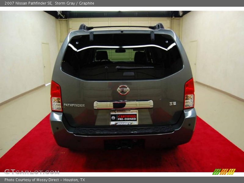 Storm Gray / Graphite 2007 Nissan Pathfinder SE