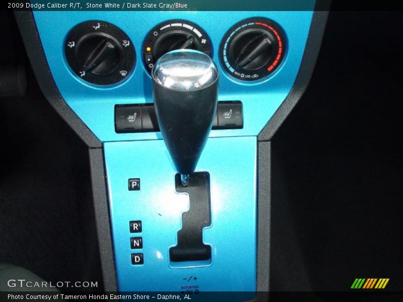 Stone White / Dark Slate Gray/Blue 2009 Dodge Caliber R/T