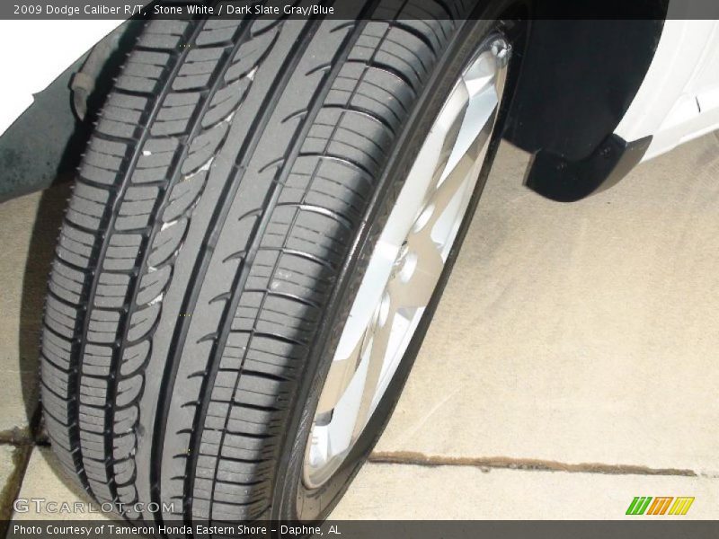 Stone White / Dark Slate Gray/Blue 2009 Dodge Caliber R/T