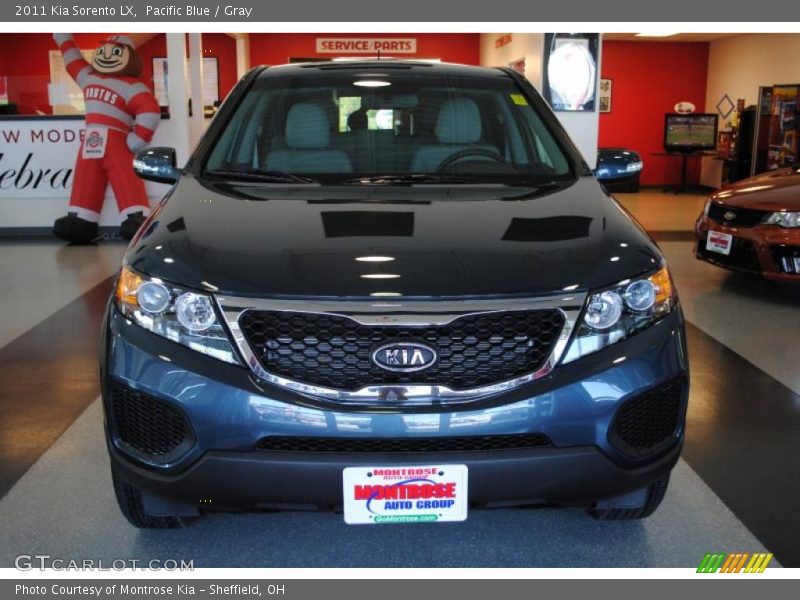 Pacific Blue / Gray 2011 Kia Sorento LX