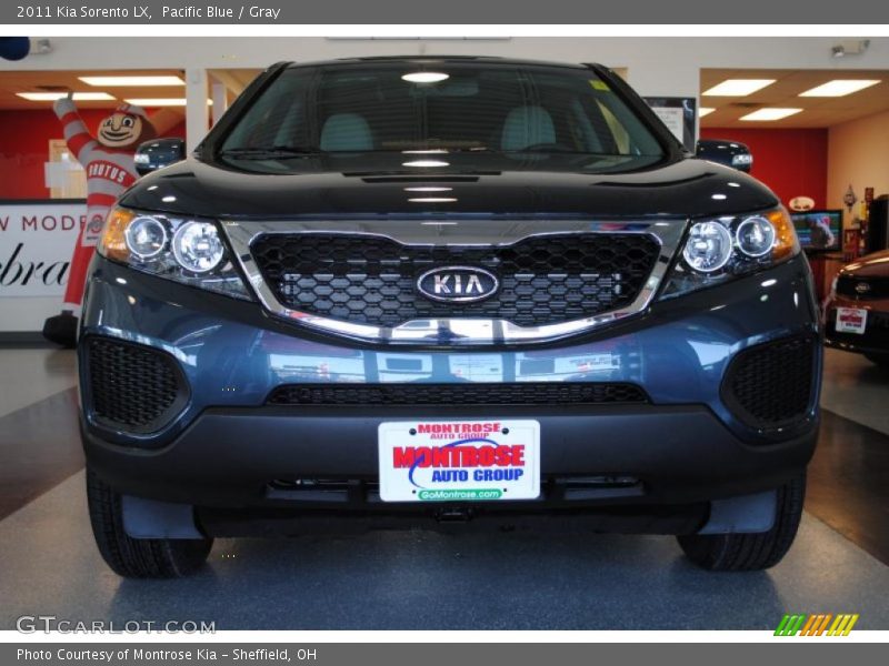 Pacific Blue / Gray 2011 Kia Sorento LX