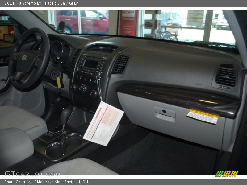 Pacific Blue / Gray 2011 Kia Sorento LX