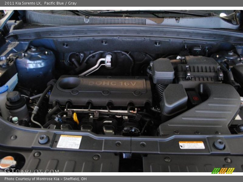 Pacific Blue / Gray 2011 Kia Sorento LX