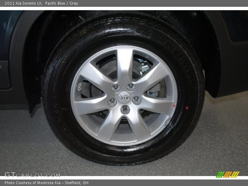Pacific Blue / Gray 2011 Kia Sorento LX