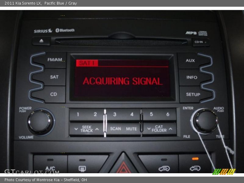 Pacific Blue / Gray 2011 Kia Sorento LX