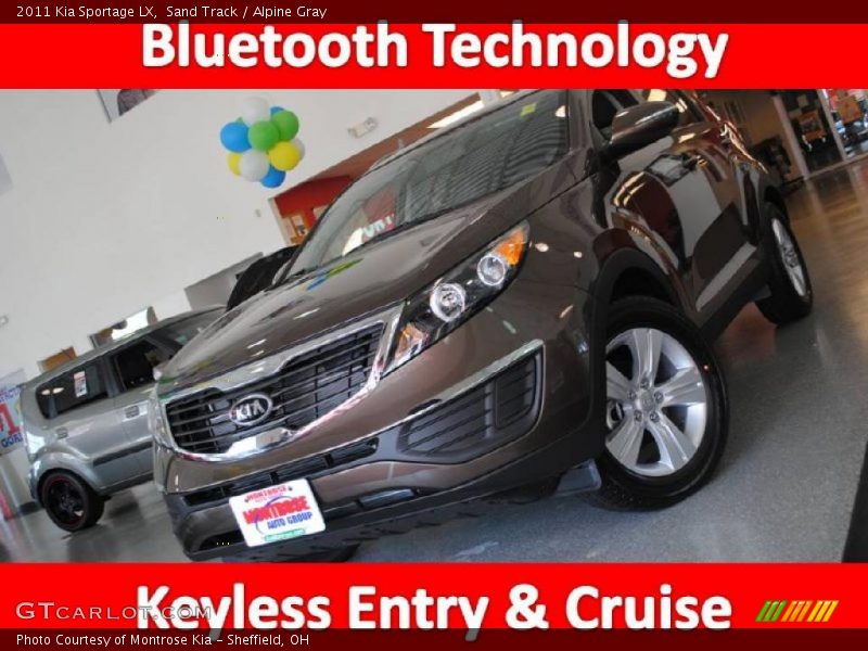 Sand Track / Alpine Gray 2011 Kia Sportage LX
