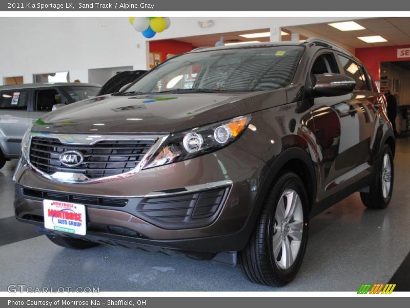 Sand Track / Alpine Gray 2011 Kia Sportage LX