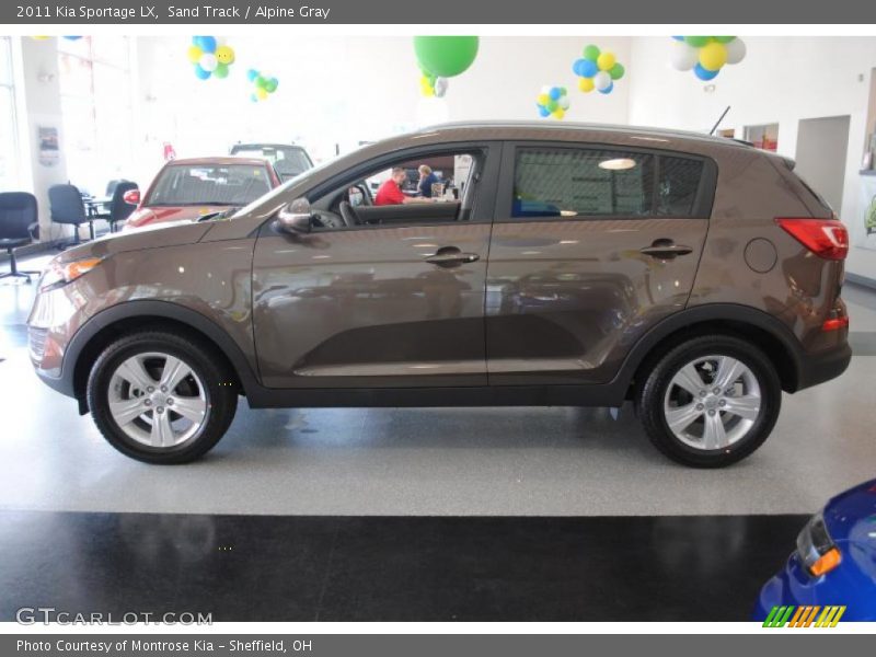 Sand Track / Alpine Gray 2011 Kia Sportage LX