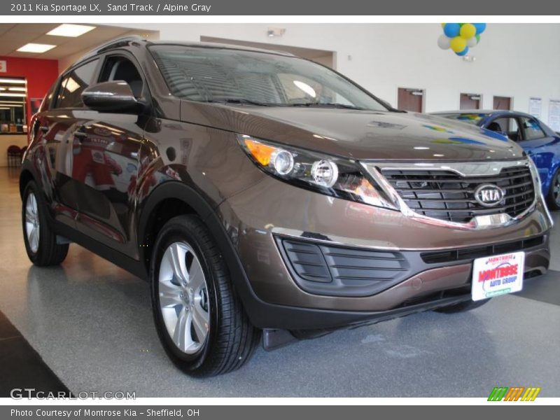 Sand Track / Alpine Gray 2011 Kia Sportage LX