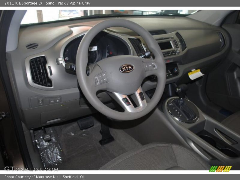 Sand Track / Alpine Gray 2011 Kia Sportage LX