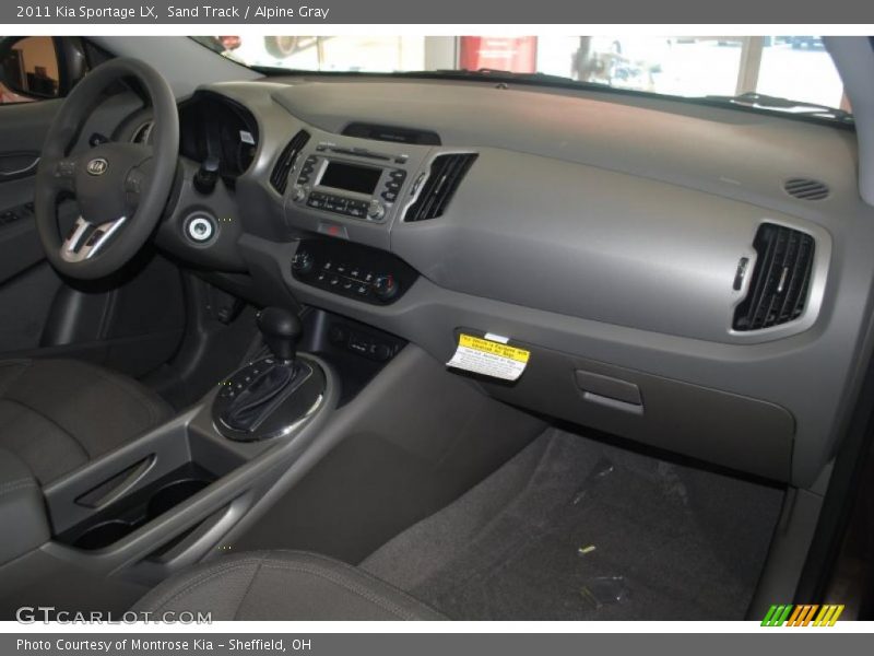 Sand Track / Alpine Gray 2011 Kia Sportage LX