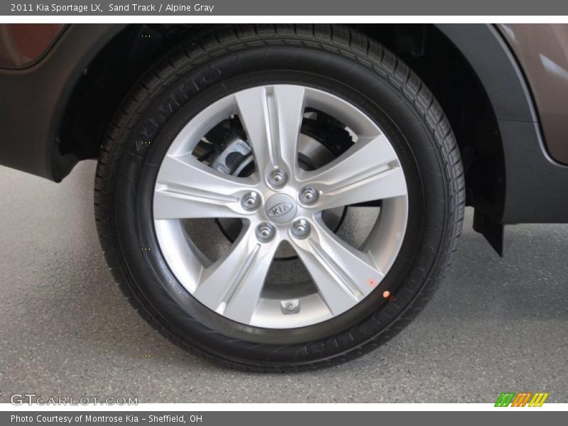 Sand Track / Alpine Gray 2011 Kia Sportage LX