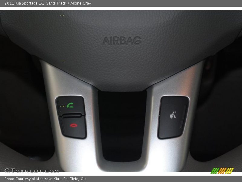 Sand Track / Alpine Gray 2011 Kia Sportage LX