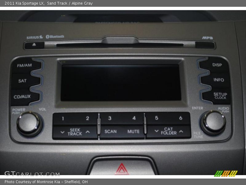 Sand Track / Alpine Gray 2011 Kia Sportage LX