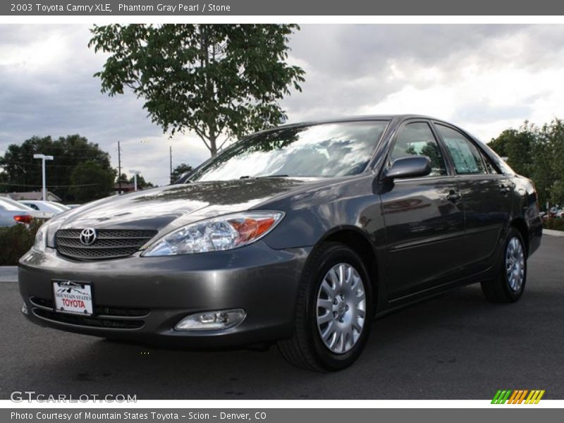 Phantom Gray Pearl / Stone 2003 Toyota Camry XLE