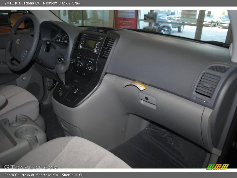 Midnight Black / Gray 2011 Kia Sedona LX