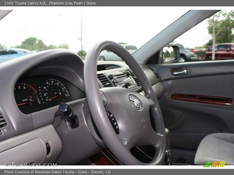 Phantom Gray Pearl / Stone 2003 Toyota Camry XLE