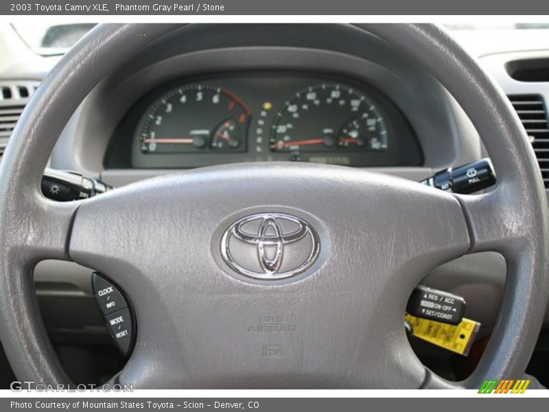 Phantom Gray Pearl / Stone 2003 Toyota Camry XLE