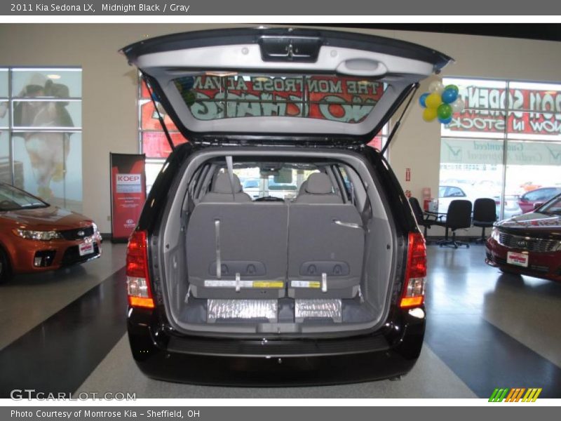 Midnight Black / Gray 2011 Kia Sedona LX