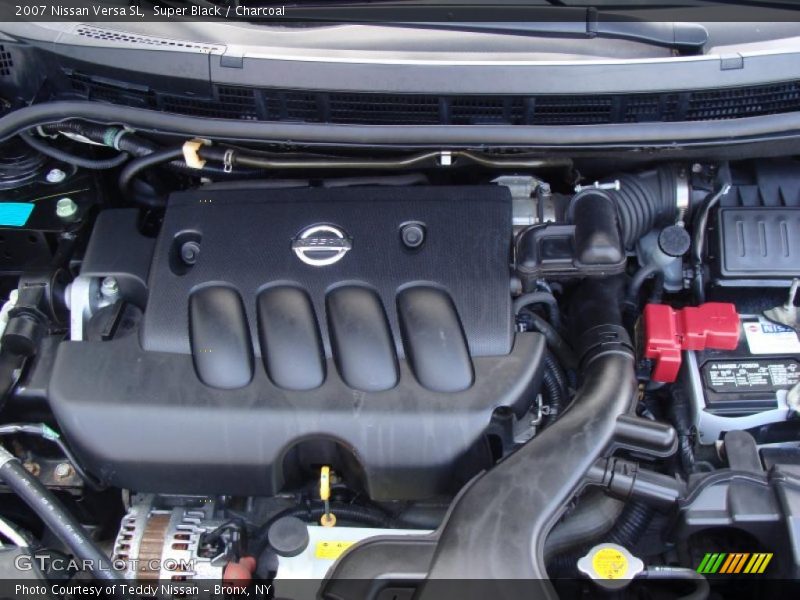 Super Black / Charcoal 2007 Nissan Versa SL