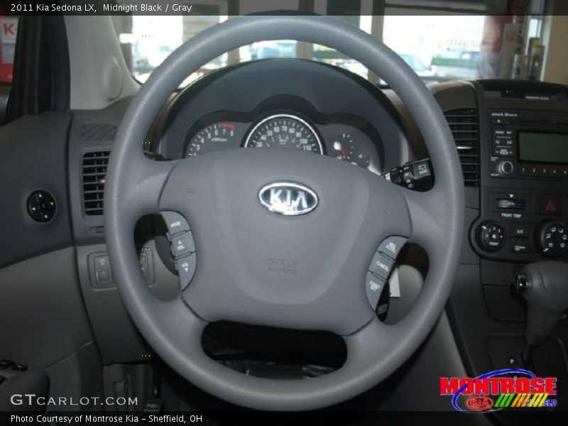 Midnight Black / Gray 2011 Kia Sedona LX