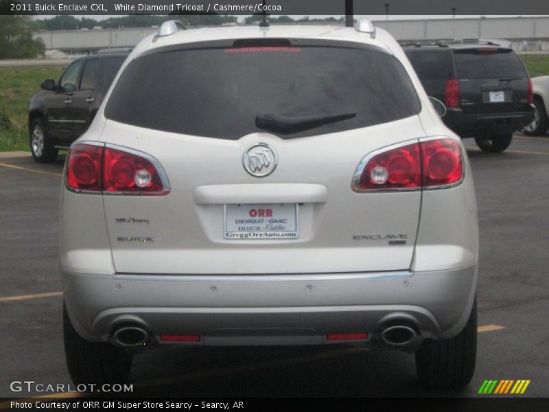 White Diamond Tricoat / Cashmere/Cocoa 2011 Buick Enclave CXL