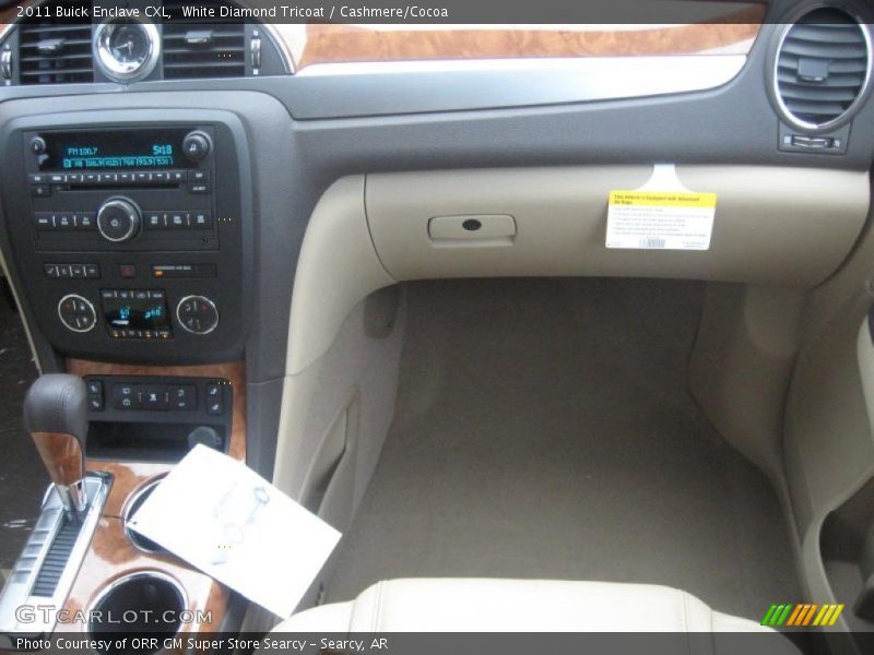 White Diamond Tricoat / Cashmere/Cocoa 2011 Buick Enclave CXL