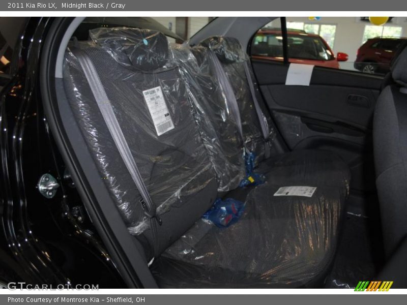 Midnight Black / Gray 2011 Kia Rio LX