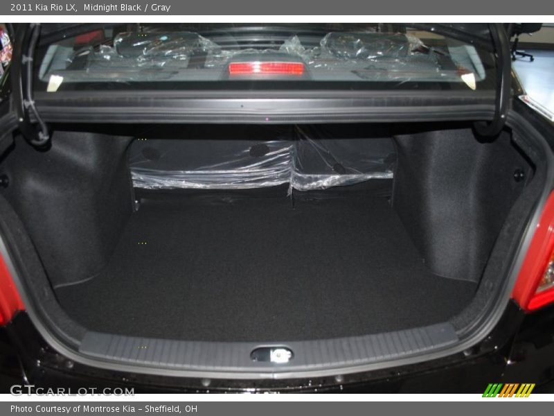 Midnight Black / Gray 2011 Kia Rio LX