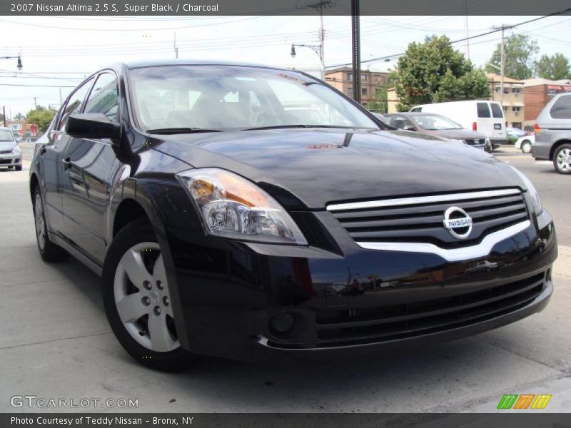 Super Black / Charcoal 2007 Nissan Altima 2.5 S
