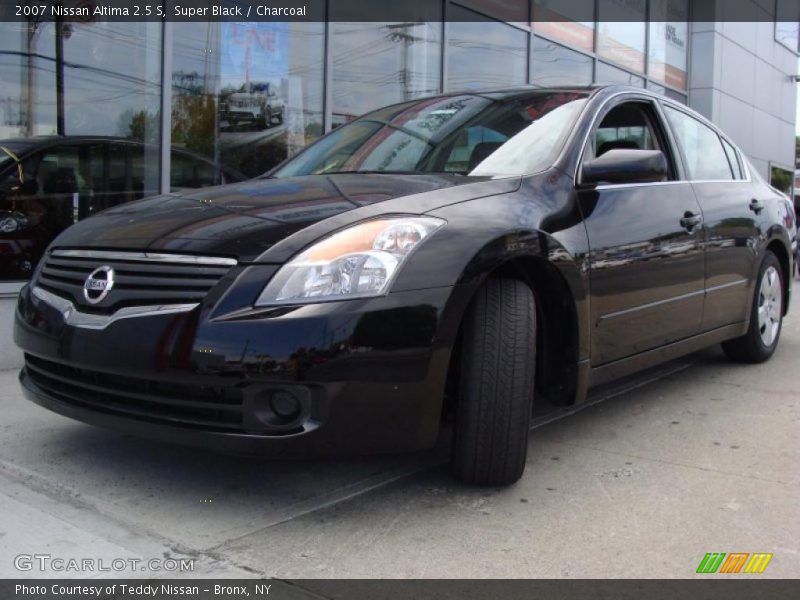 Super Black / Charcoal 2007 Nissan Altima 2.5 S