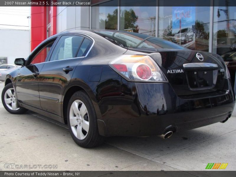 Super Black / Charcoal 2007 Nissan Altima 2.5 S