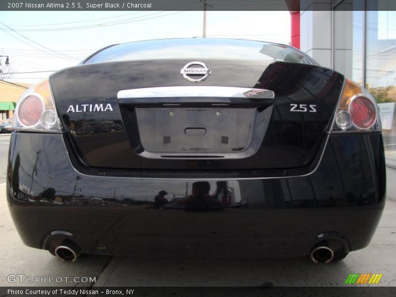 Super Black / Charcoal 2007 Nissan Altima 2.5 S