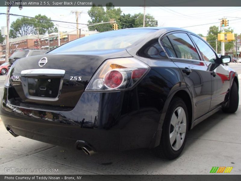 Super Black / Charcoal 2007 Nissan Altima 2.5 S