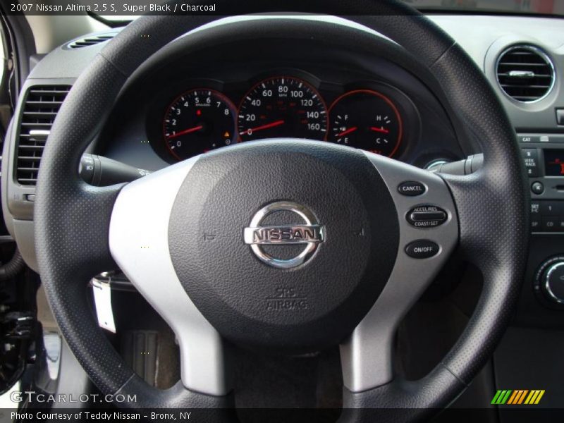 Super Black / Charcoal 2007 Nissan Altima 2.5 S