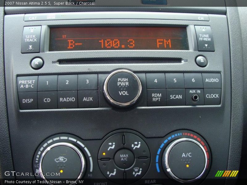 Super Black / Charcoal 2007 Nissan Altima 2.5 S