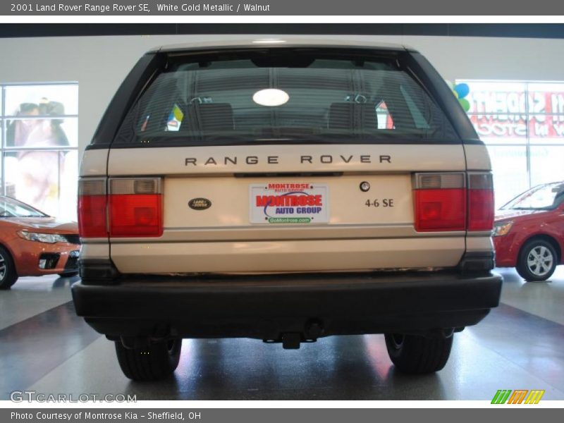 White Gold Metallic / Walnut 2001 Land Rover Range Rover SE