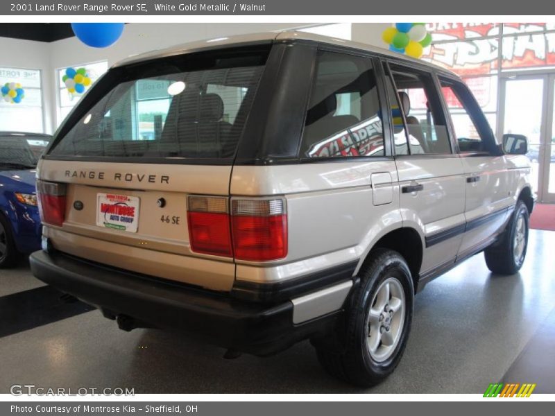 White Gold Metallic / Walnut 2001 Land Rover Range Rover SE