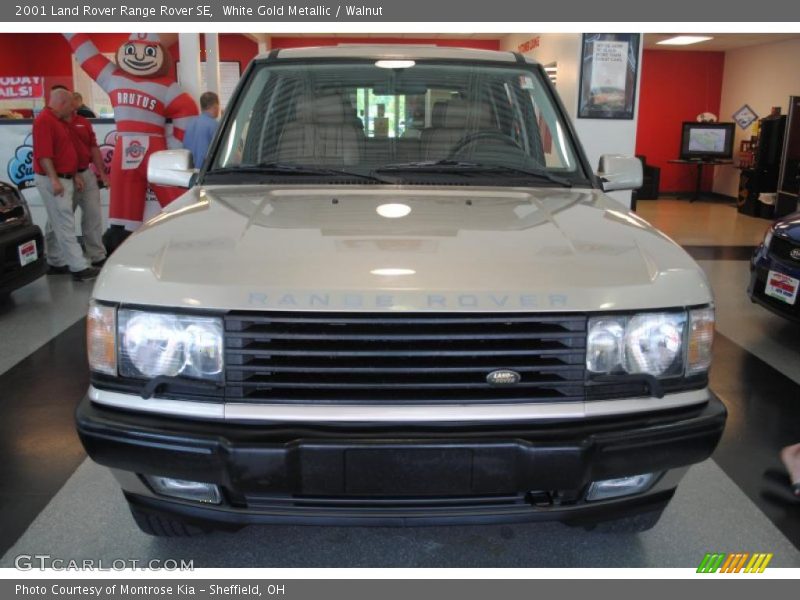 White Gold Metallic / Walnut 2001 Land Rover Range Rover SE