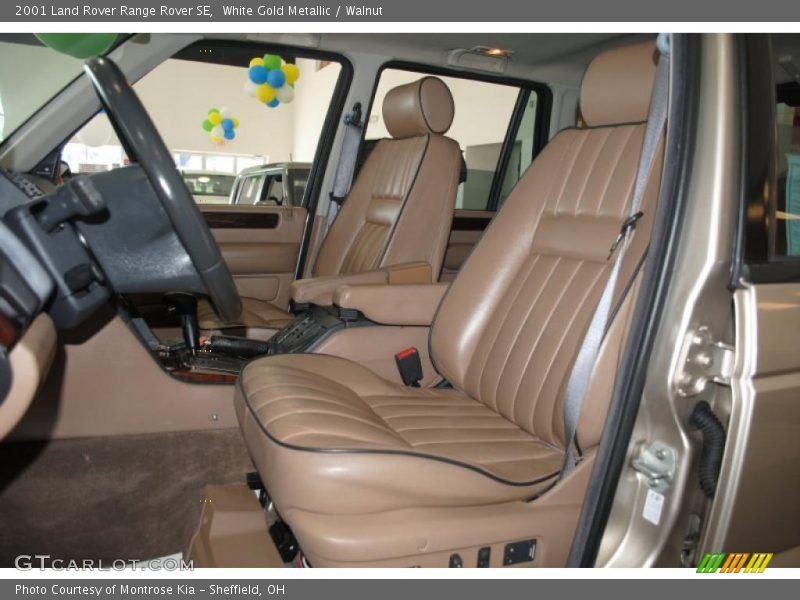 White Gold Metallic / Walnut 2001 Land Rover Range Rover SE