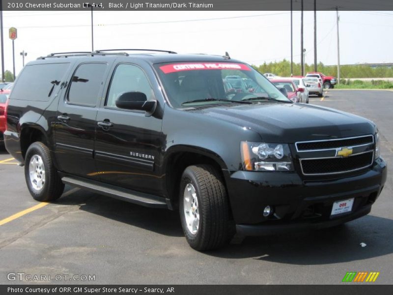 Black / Light Titanium/Dark Titanium 2010 Chevrolet Suburban LT 4x4