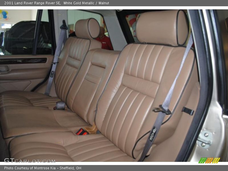 White Gold Metallic / Walnut 2001 Land Rover Range Rover SE