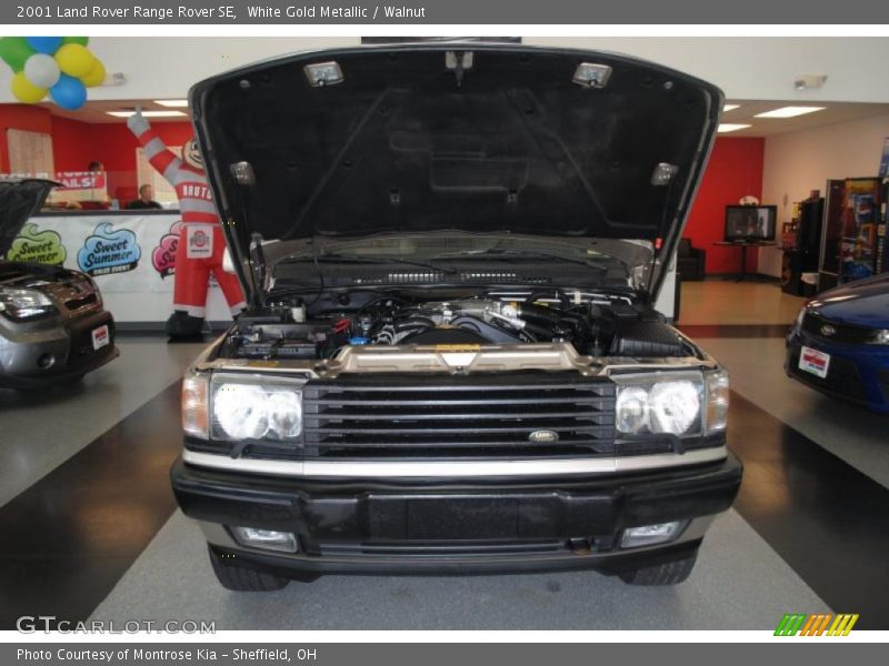 White Gold Metallic / Walnut 2001 Land Rover Range Rover SE