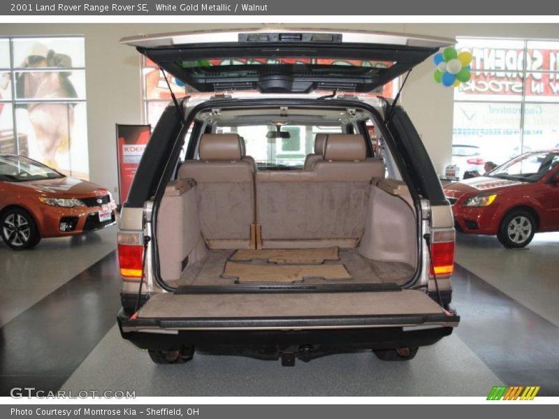 White Gold Metallic / Walnut 2001 Land Rover Range Rover SE