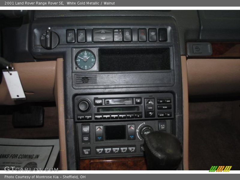 White Gold Metallic / Walnut 2001 Land Rover Range Rover SE