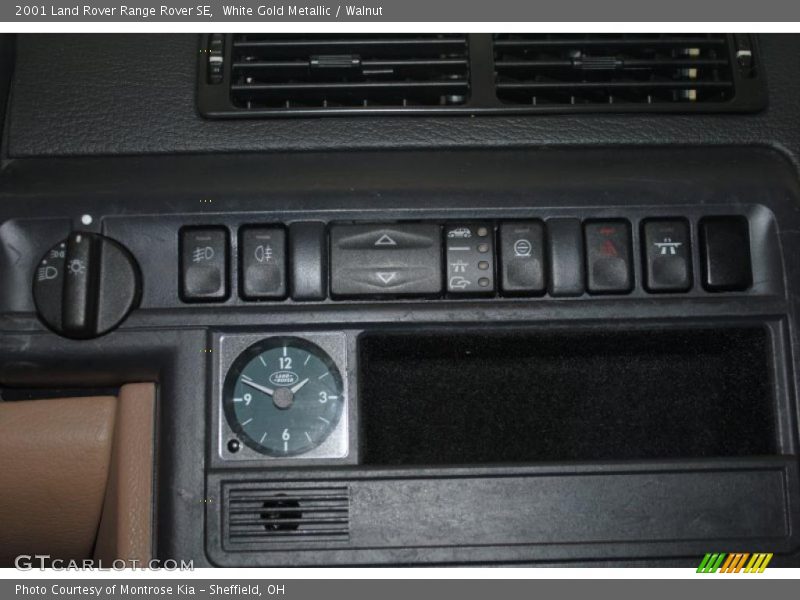 White Gold Metallic / Walnut 2001 Land Rover Range Rover SE