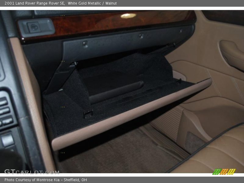 White Gold Metallic / Walnut 2001 Land Rover Range Rover SE