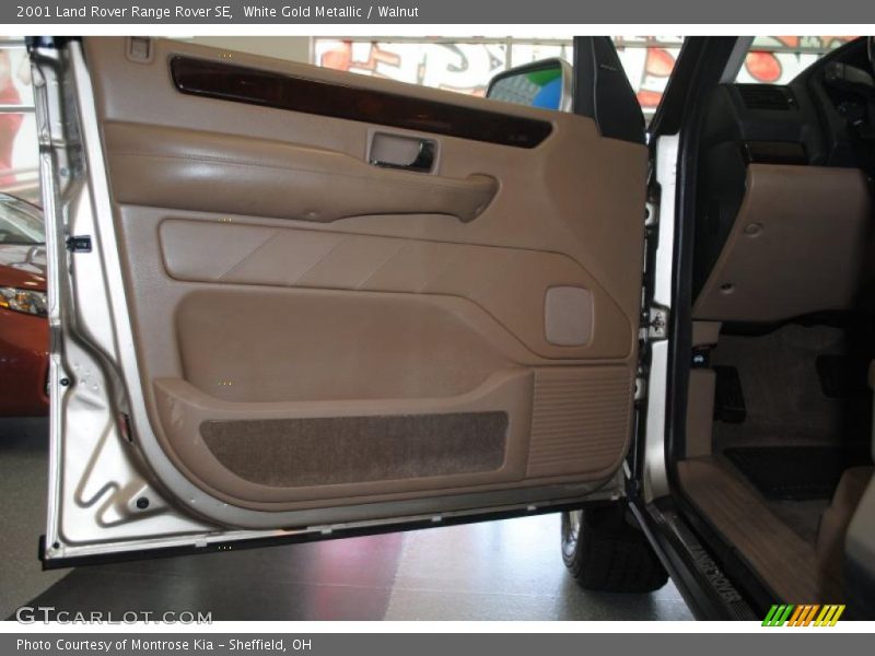 White Gold Metallic / Walnut 2001 Land Rover Range Rover SE