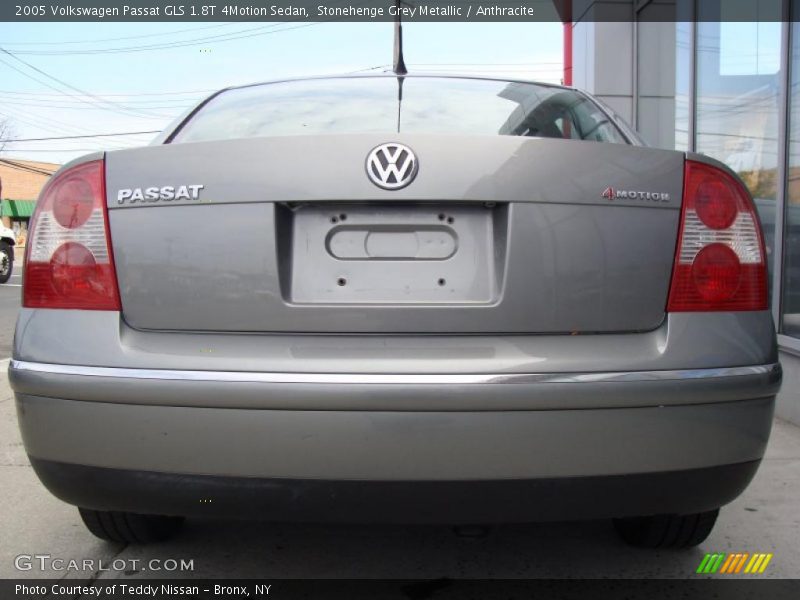 Stonehenge Grey Metallic / Anthracite 2005 Volkswagen Passat GLS 1.8T 4Motion Sedan